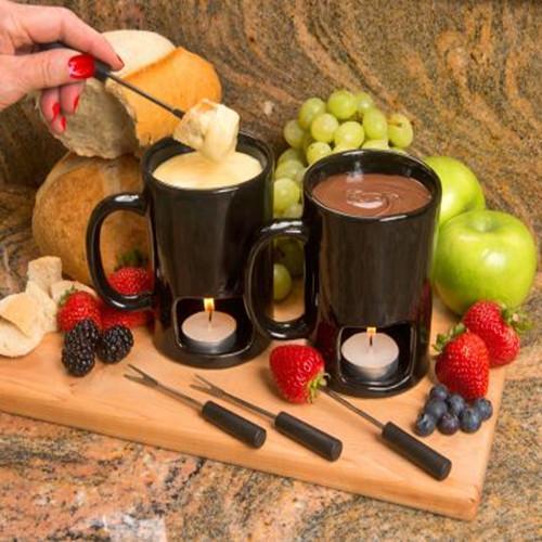 Sweetheart Chocolate Fondue Mug Set