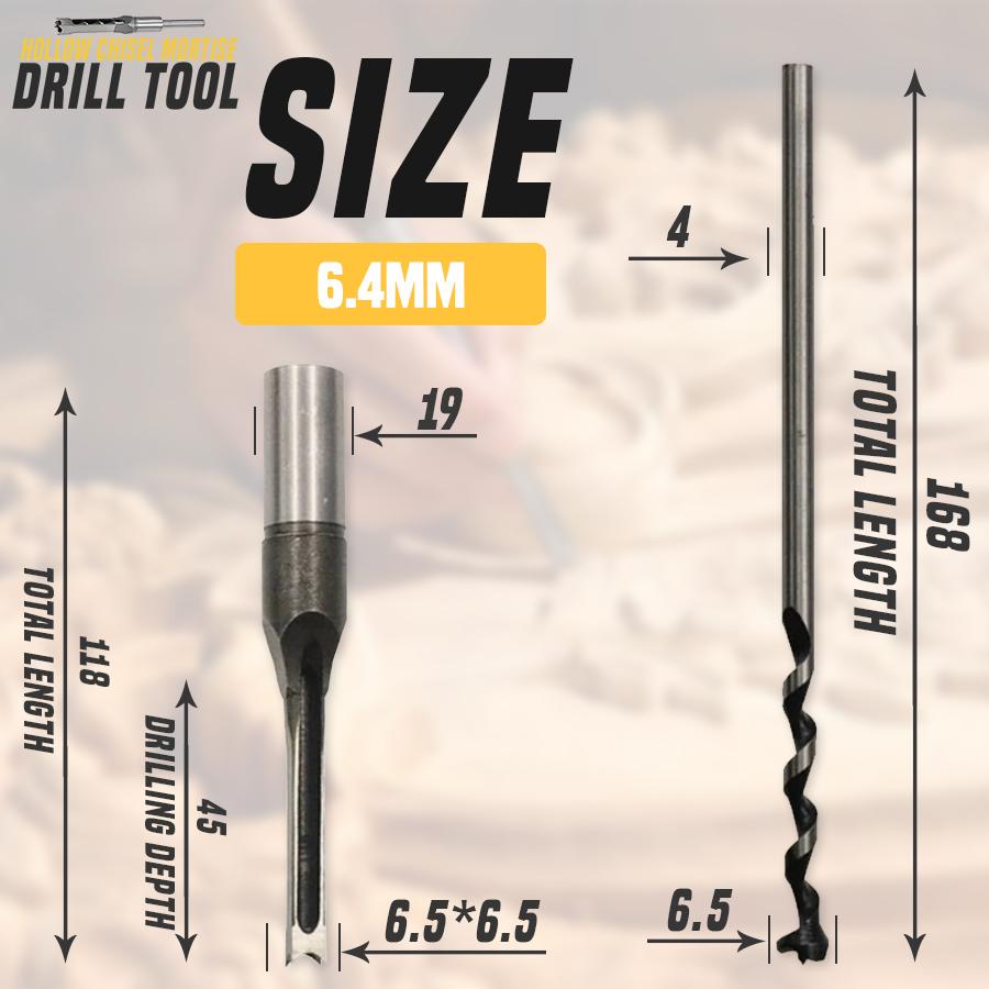 Hollow Chisel Mortise Drill Tool