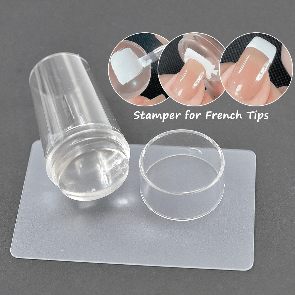 Transparent Silicone Nail Stamps Mold