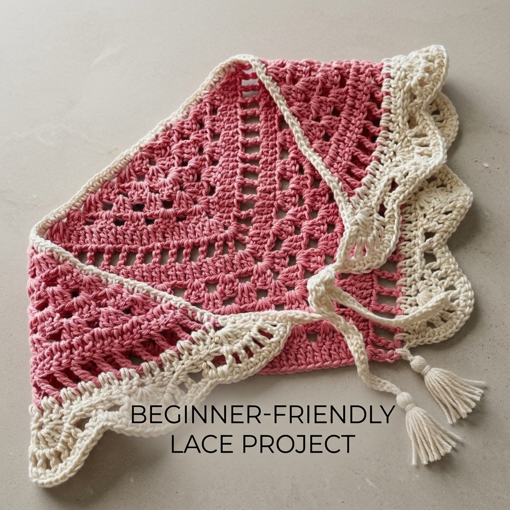 Beginner Boho Lace Kerchief