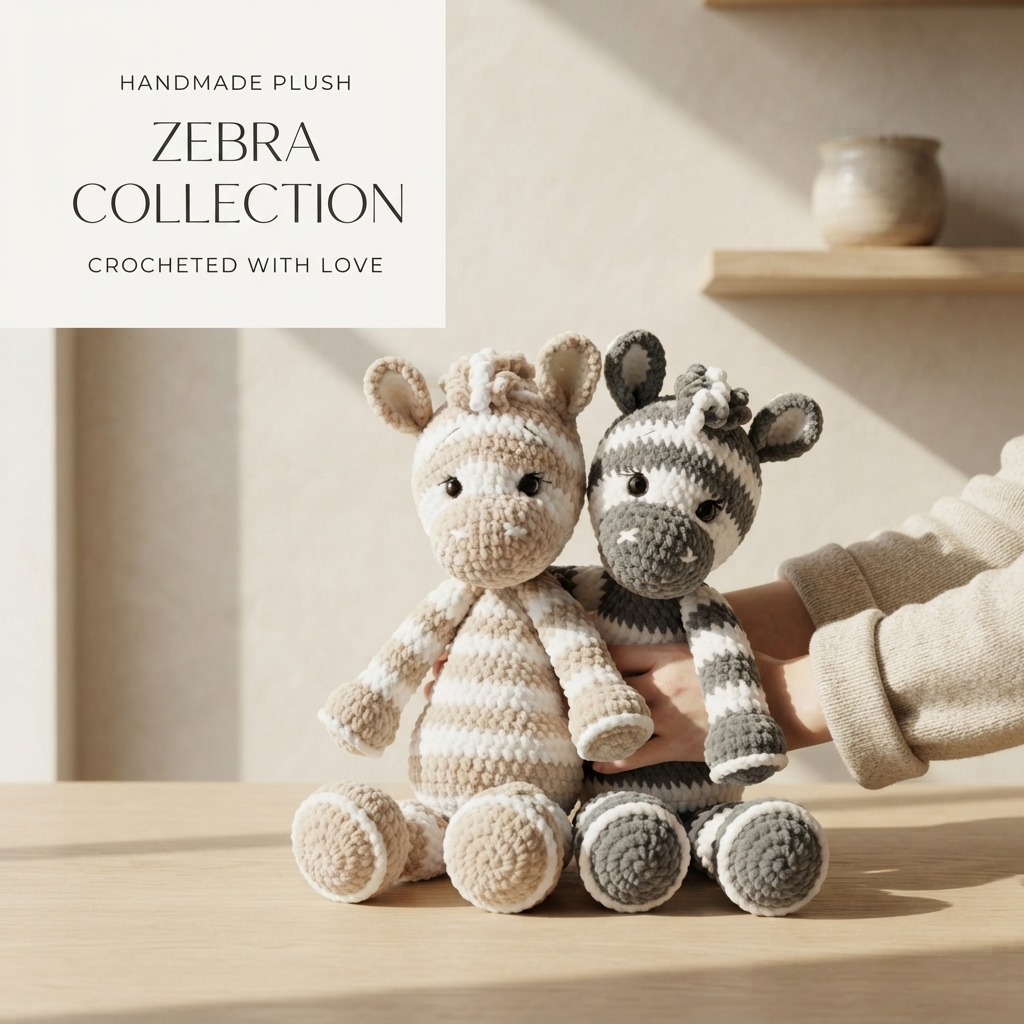 Zebra Toy Amigurumi | Amigurumi Pattern PDF