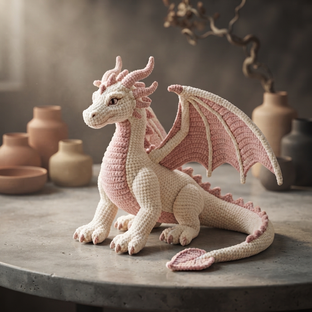 Sweet Amigurumi Dragon | Crochet PDF Pattern