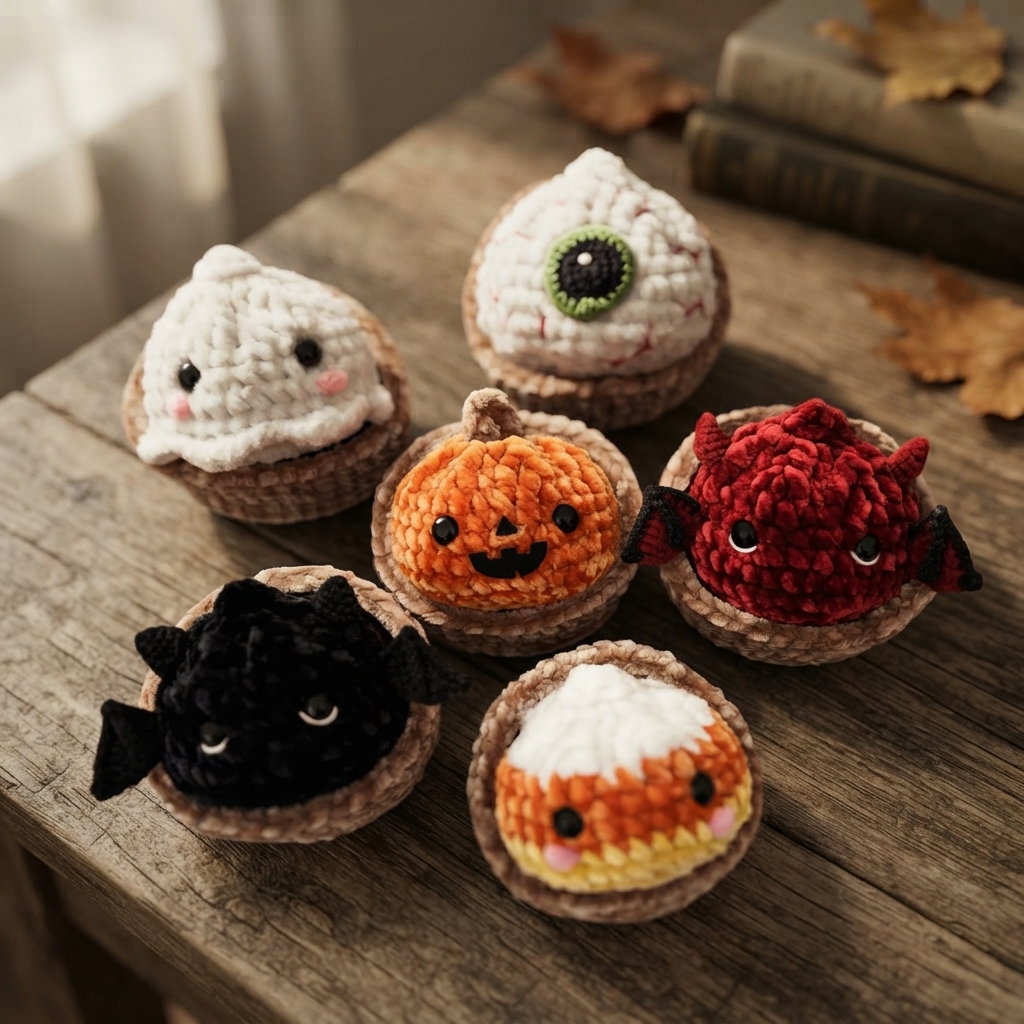 Whimsical Keychain Keychain | PDF Crochet Guide — Design 2
