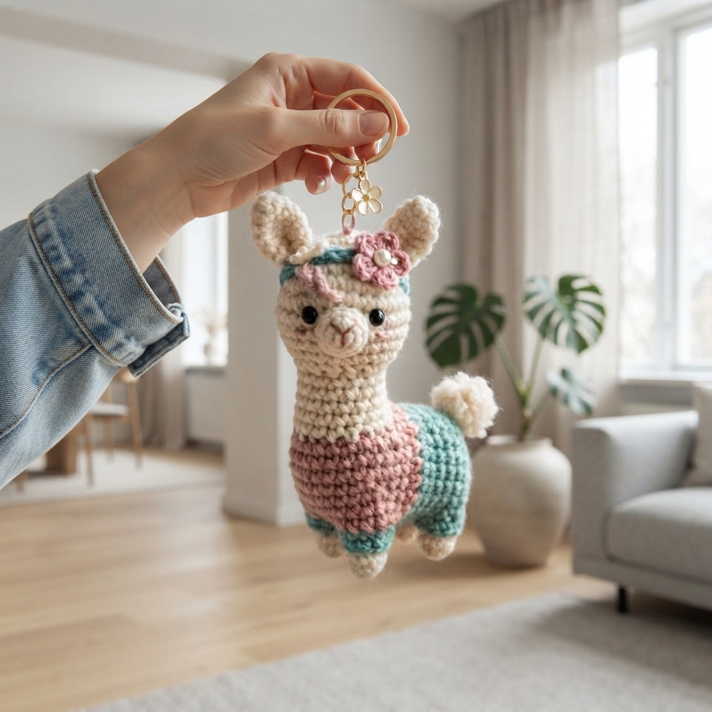 Gorgeous Keychain Bag Charm | Crochet PDF Pattern — Design 5