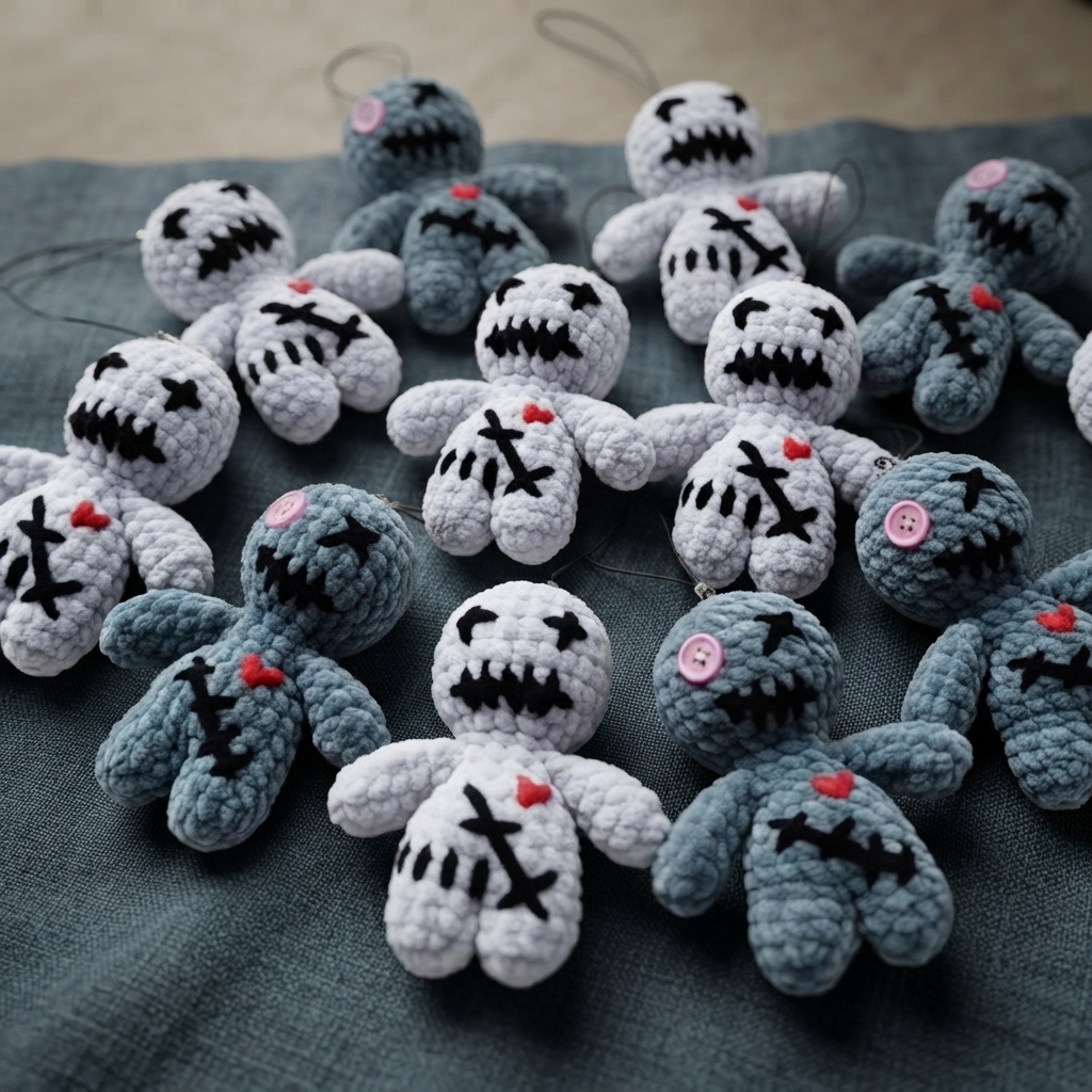 Delightful Keychain Mini | Amigurumi Keychain PDF — Design 5