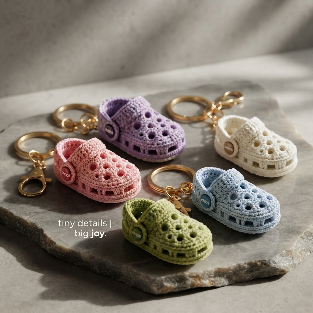Pretty Keychain Charm | Handmade Crochet Pattern — Design 9
