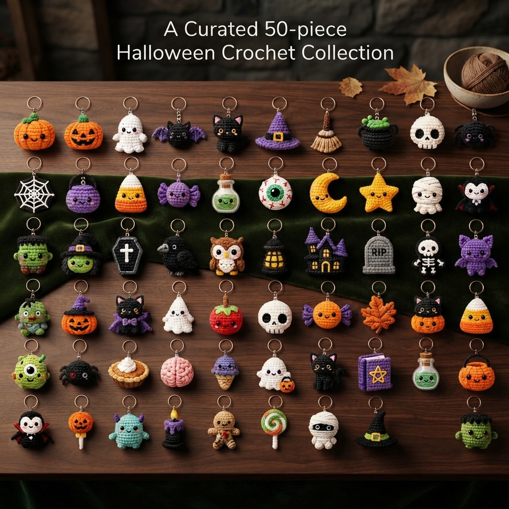 Enchanting Keychain Keyring | Amigurumi Guide PDF — Design 4