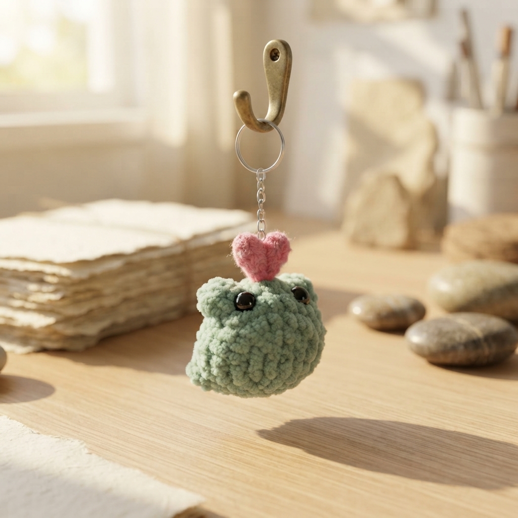 Cute Keychain Keyring | Amigurumi PDF Guide — Design 10