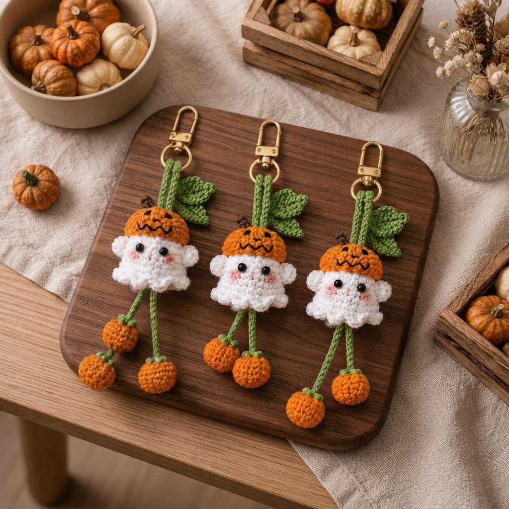 Handcrafted Bag Charm Keychain | Amigurumi PDF