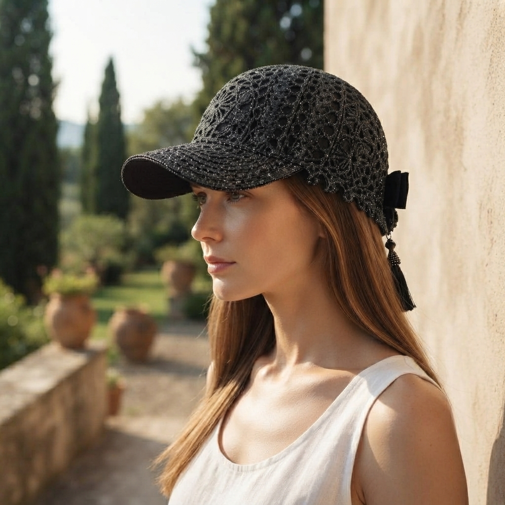 There Is Something Beautiful About Crocheting Your Own Floral Visor