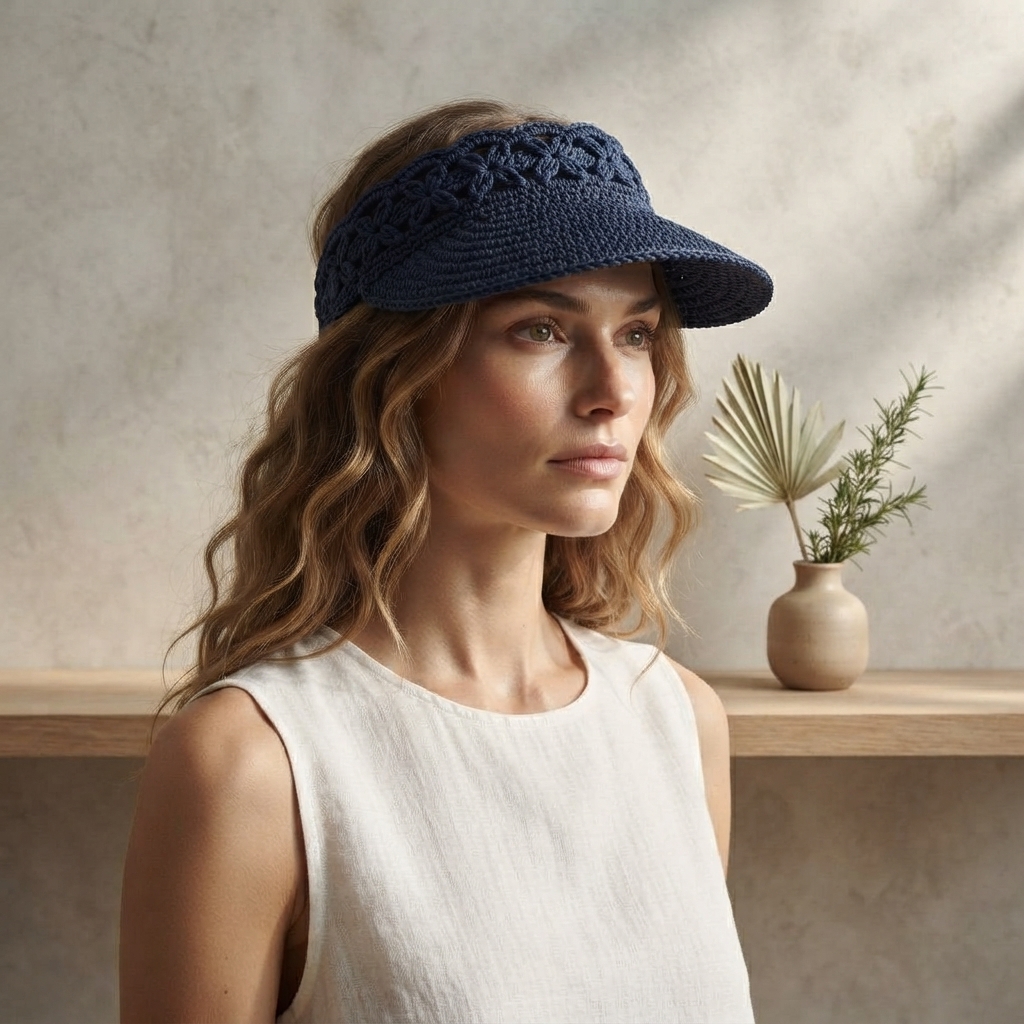 This Sun Visor Carries the Warmth of Summer in Every Stitch