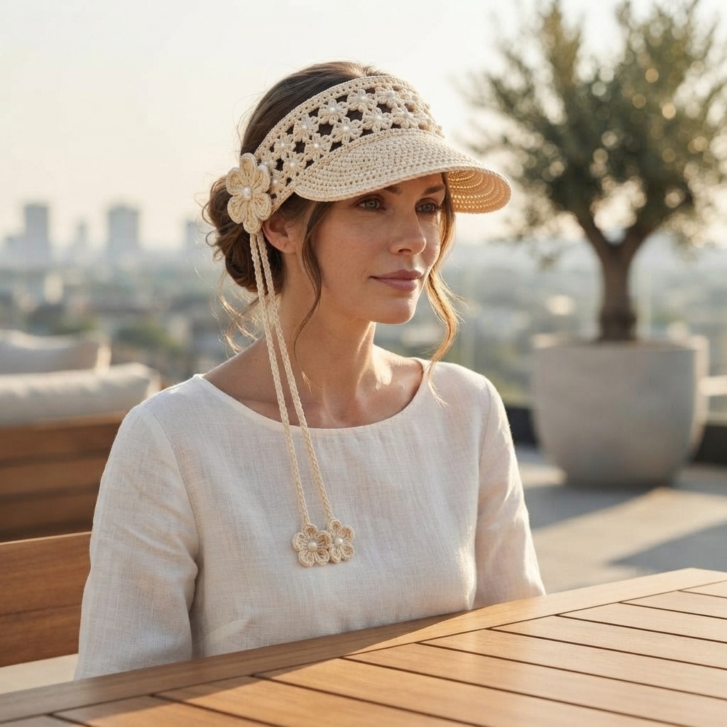 From Cotton Yarn to Stunning Sun Visor in One Weekend — Part 5