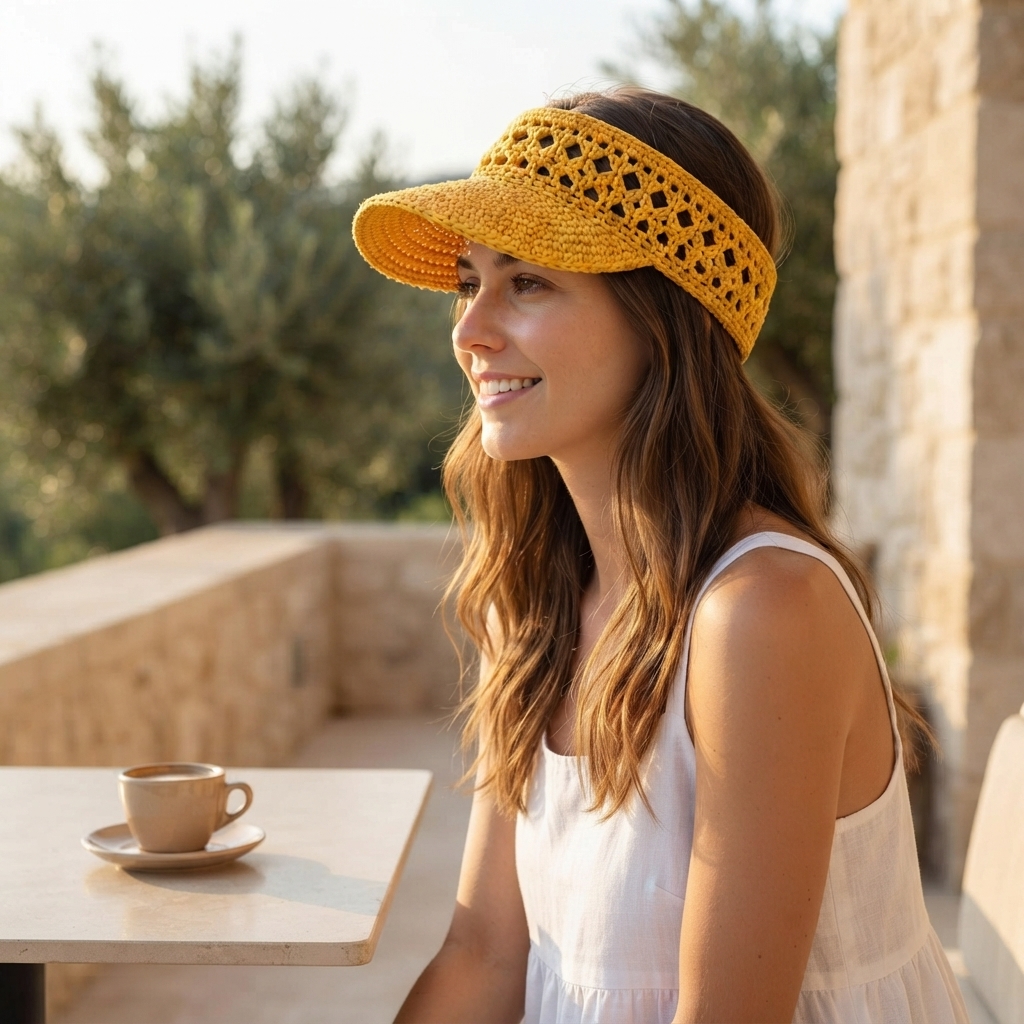Master Summer Crochet with This Beautiful Sun Visor Pattern — Part 6