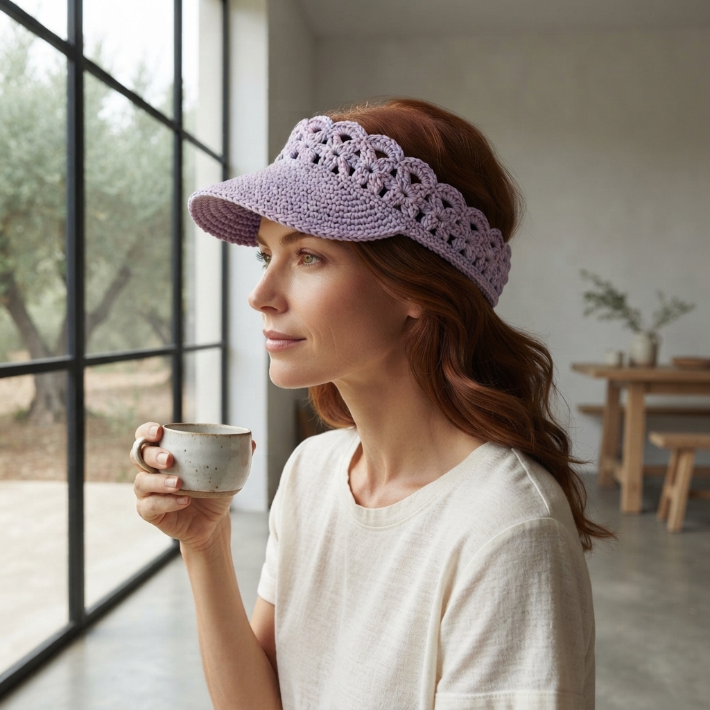 From Cotton Yarn to Stunning Sun Visor in One Weekend