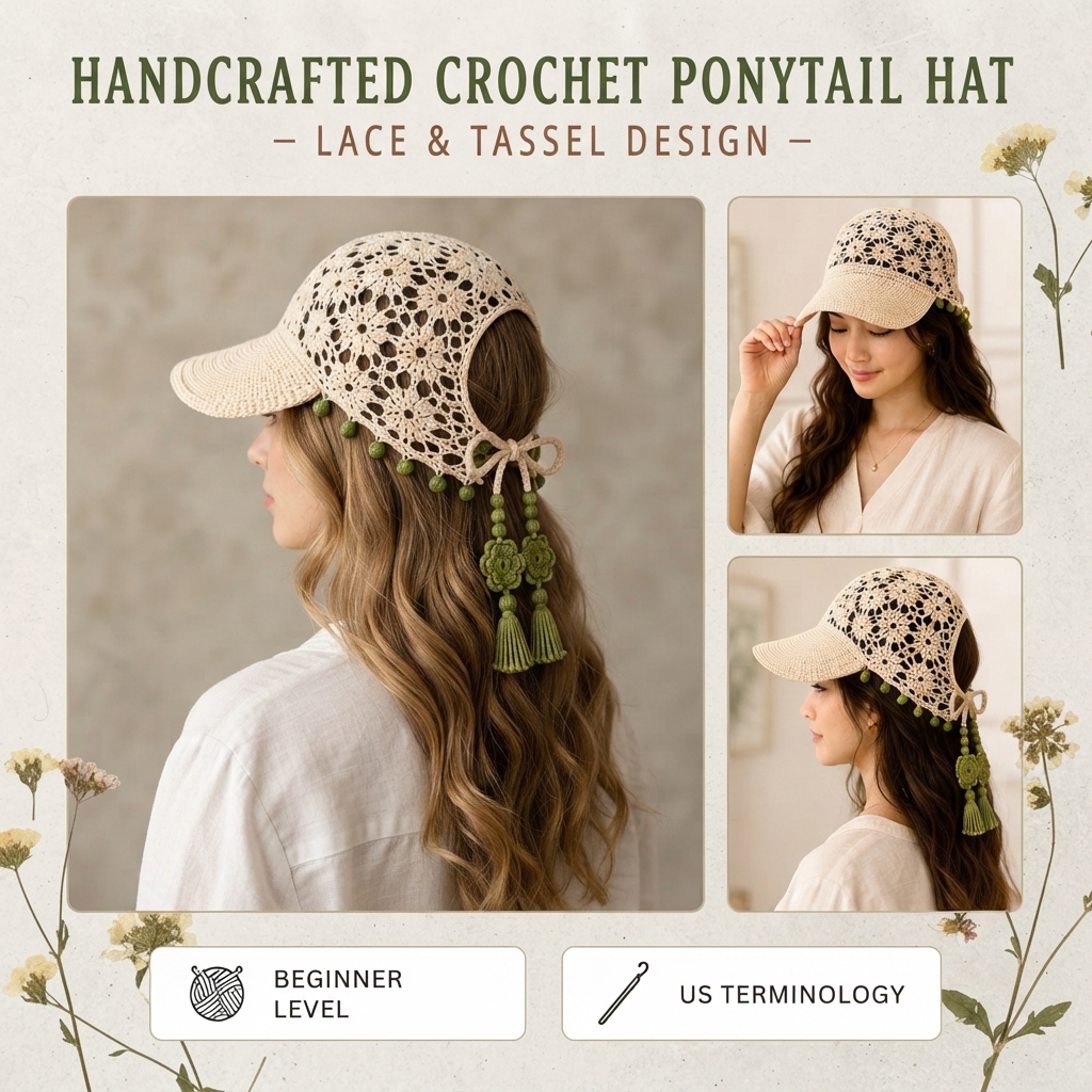 A Sunny Afternoon and This Ponytail Visor Changed My Crafting Life