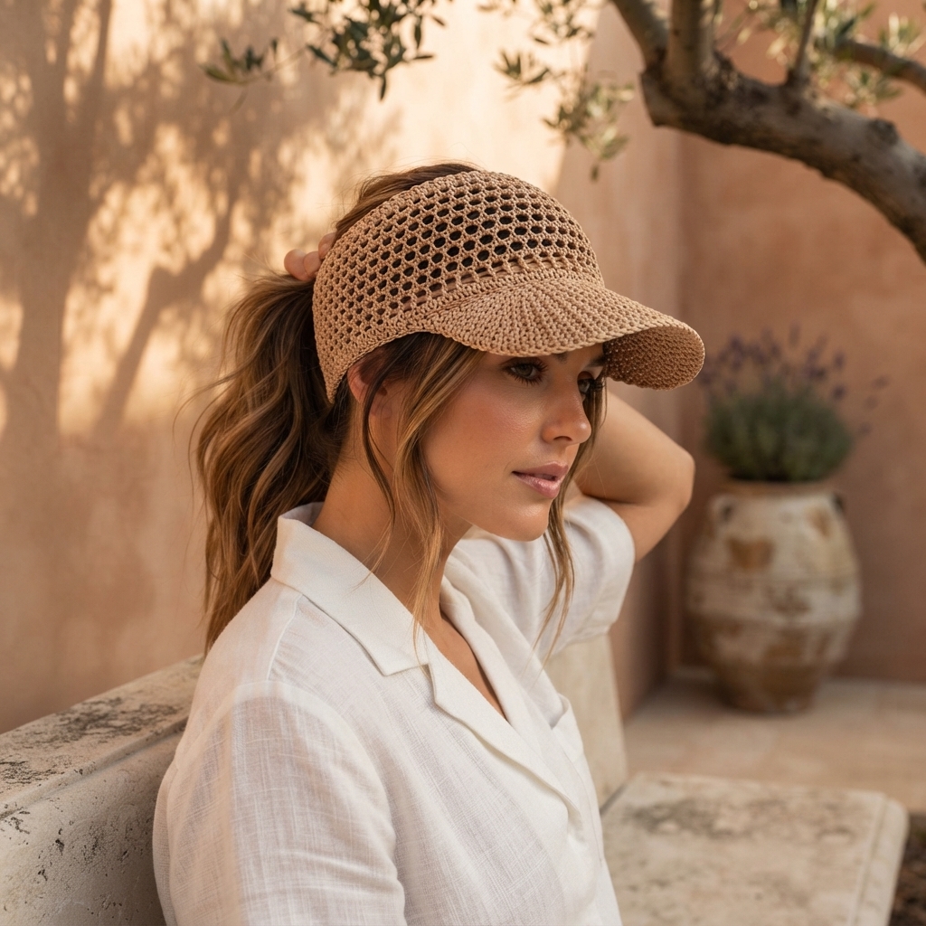 How to Crochet a Perfect Sun Visor Before Your Next Beach Trip — Part 2
